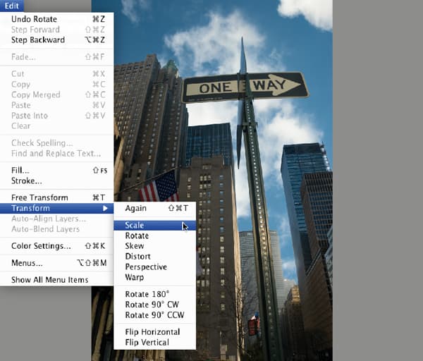 Adjustment layer for skies - Scaling the image Adjustment layer for skies - Scaling the image