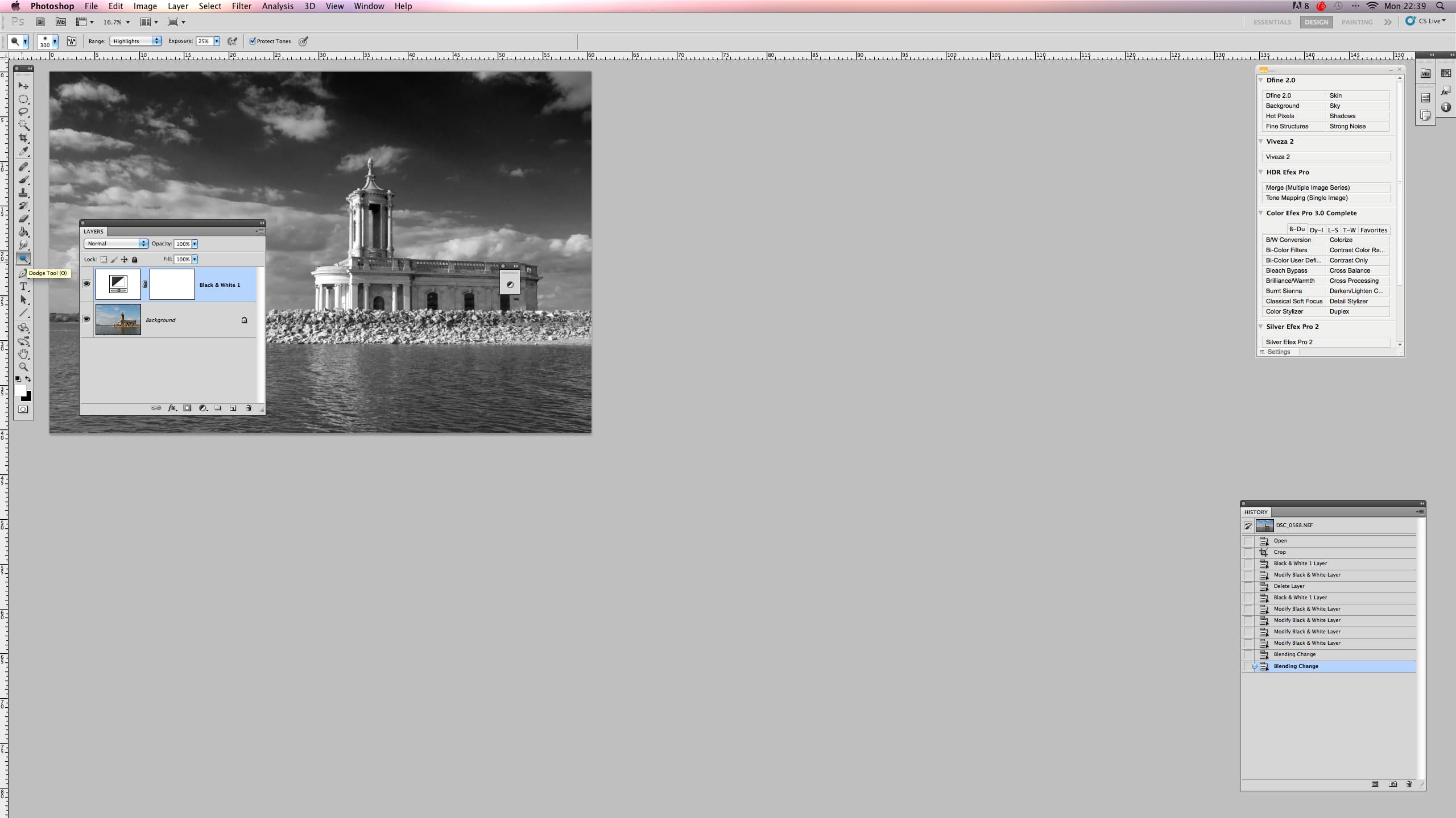 create black and white images in photoshop - step 4