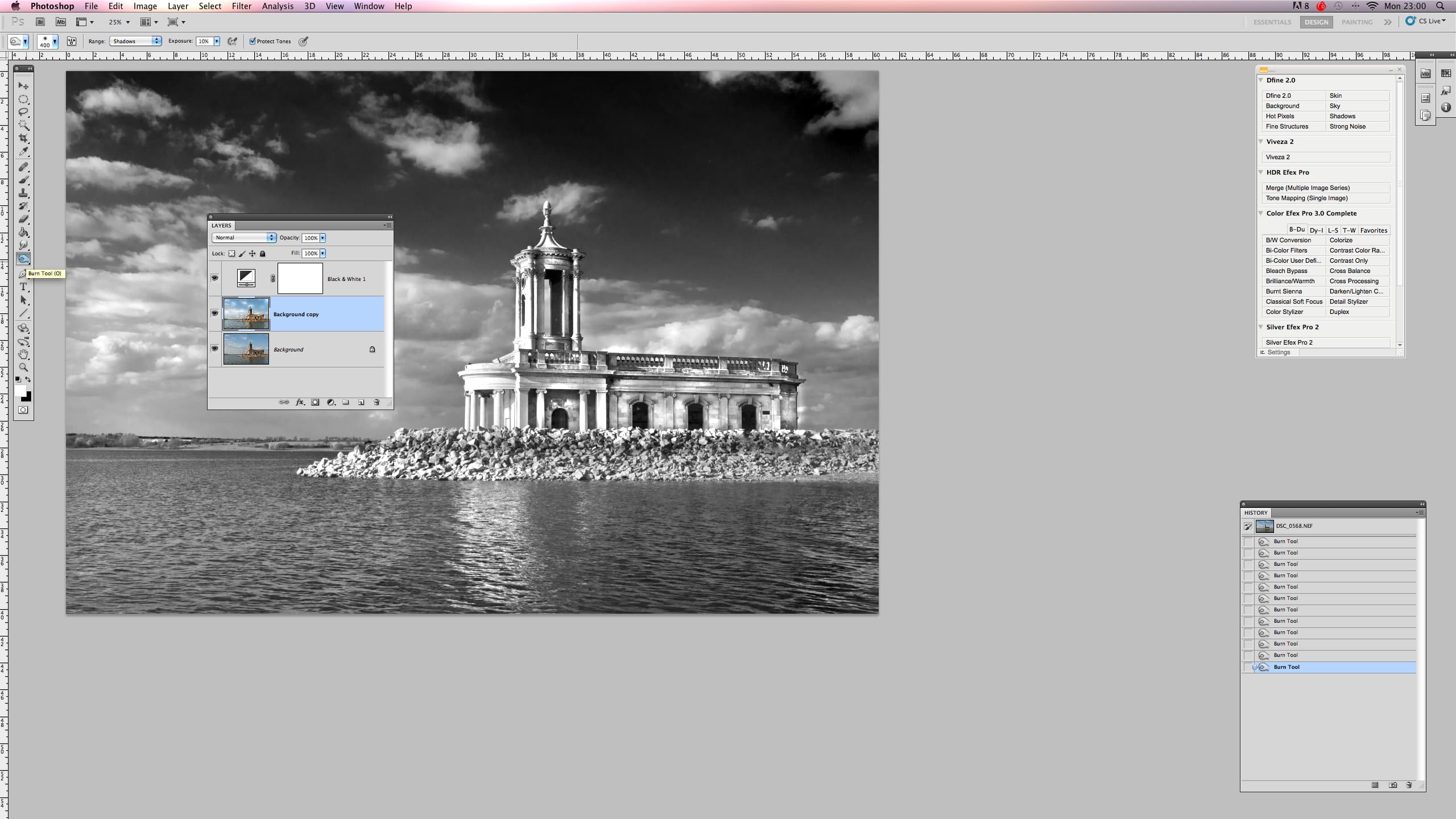 create black and white images in photoshop - step 6