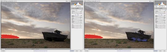 creating a RAW conversion with Adobe camera RAW - step 2
