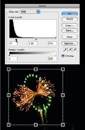 tips on creating perfect fireworks - step 2