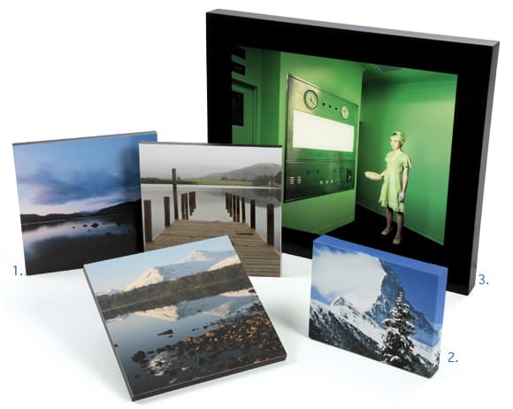 Alternatives to photo albums and paper prints