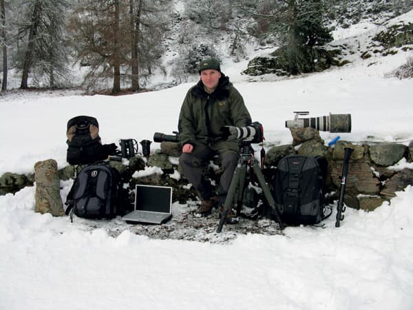 Neil McIntyre with camera equipment