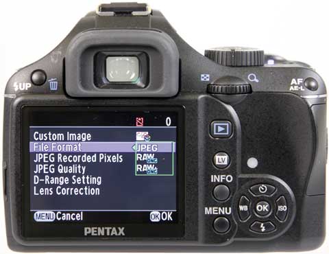 Setting up Your Camera - Pentax